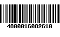 Código de Barras 4800016082610