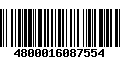 Código de Barras 4800016087554