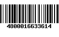 Código de Barras 4800016633614