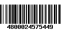 Código de Barras 4800024575449