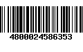 Código de Barras 4800024586353