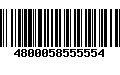 Código de Barras 4800058555554