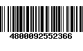 Código de Barras 4800092552366