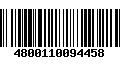 Código de Barras 4800110094458