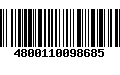 Código de Barras 4800110098685