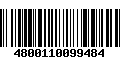 Código de Barras 4800110099484