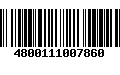 Código de Barras 4800111007860