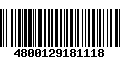 Código de Barras 4800129181118