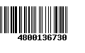 Código de Barras 4800136730