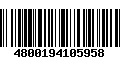 Código de Barras 4800194105958