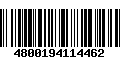 Código de Barras 4800194114462