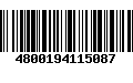 Código de Barras 4800194115087