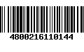 Código de Barras 4800216110144