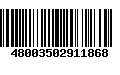 Código de Barras 48003502911868