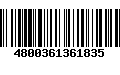 Código de Barras 4800361361835