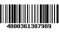 Código de Barras 4800361387989