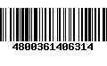 Código de Barras 4800361406314