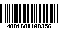 Código de Barras 4801688108356