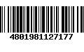 Código de Barras 4801981127177