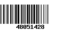 Código de Barras 48051428