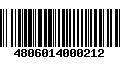 Código de Barras 4806014000212