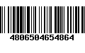 Código de Barras 4806504654864