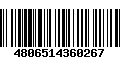 Código de Barras 4806514360267