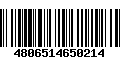 Código de Barras 4806514650214