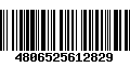 Código de Barras 4806525612829