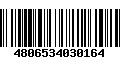 Código de Barras 4806534030164