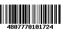 Código de Barras 4807770101724