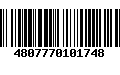 Código de Barras 4807770101748