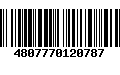 Código de Barras 4807770120787