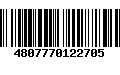 Código de Barras 4807770122705