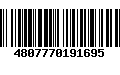 Código de Barras 4807770191695