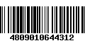 Código de Barras 4809010644312