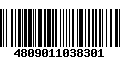 Código de Barras 4809011038301