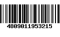 Código de Barras 4809011953215