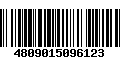 Código de Barras 4809015096123