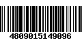 Código de Barras 4809015149096