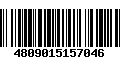 Código de Barras 4809015157046