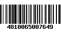 Código de Barras 4810065007649