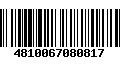 Código de Barras 4810067080817