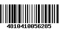 Código de Barras 4810410056285