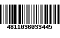 Código de Barras 4811036033445