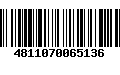 Código de Barras 4811070065136