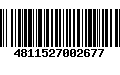 Código de Barras 4811527002677