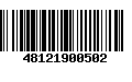 Código de Barras 48121900502