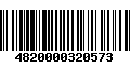 Código de Barras 4820000320573