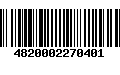 Código de Barras 4820002270401